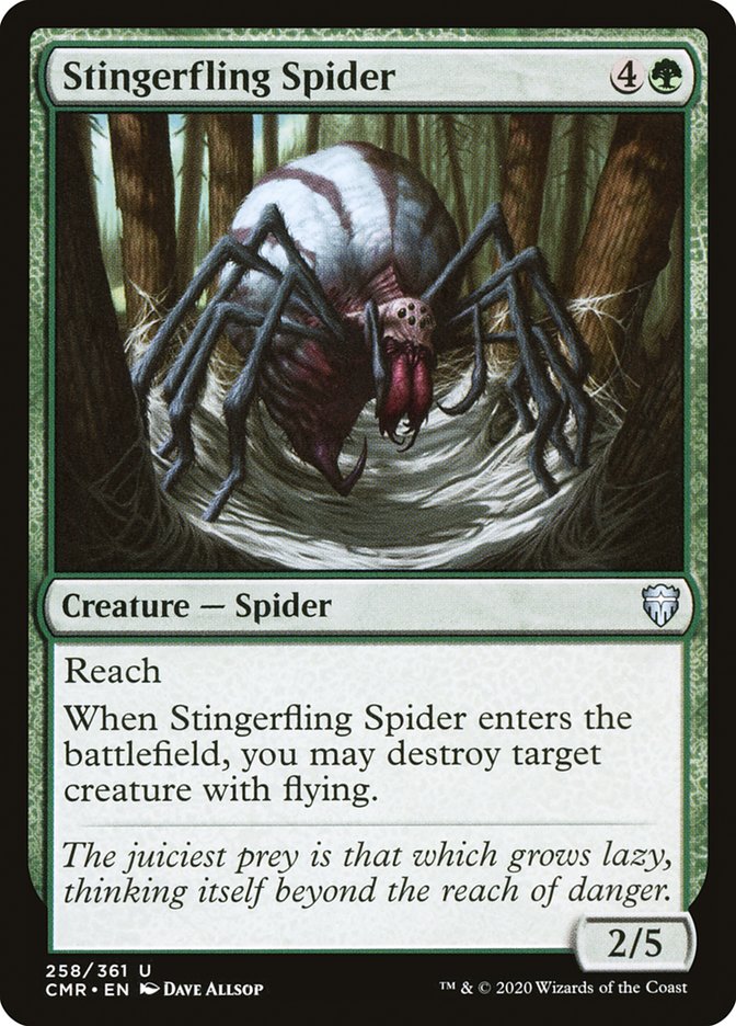 Stingerfling Spider [Commander Legends] | Game Master's Emporium (The New GME)