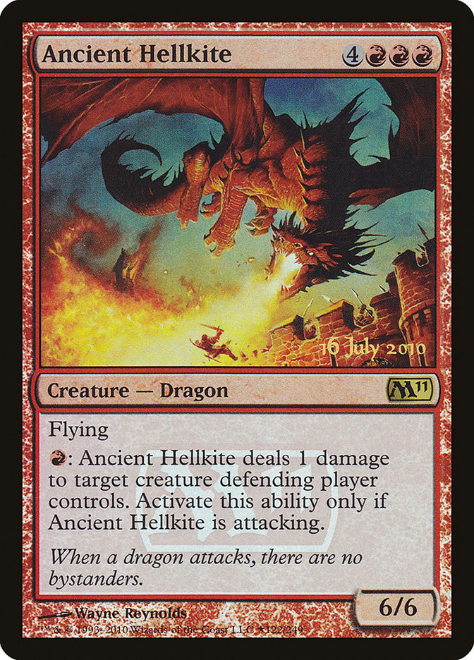 Ancient Hellkite [Magic 2011 Prerelease Promos] | Game Master's Emporium (The New GME)