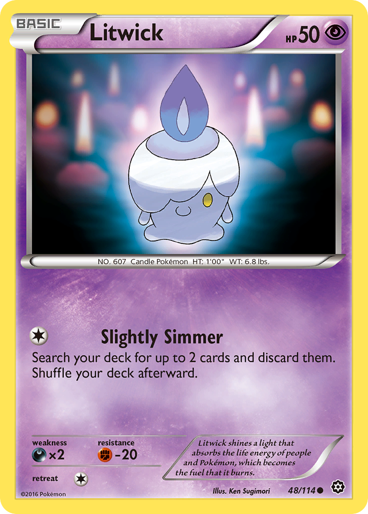 Litwick (48/114) [XY: Steam Siege] | Game Master's Emporium (The New GME)