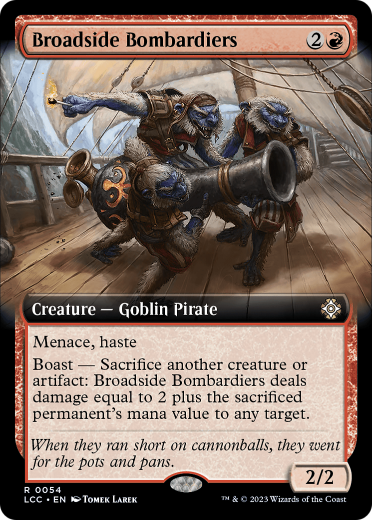 Broadside Bombardiers (Extended Art) [The Lost Caverns of Ixalan Commander] | Game Master's Emporium (The New GME)