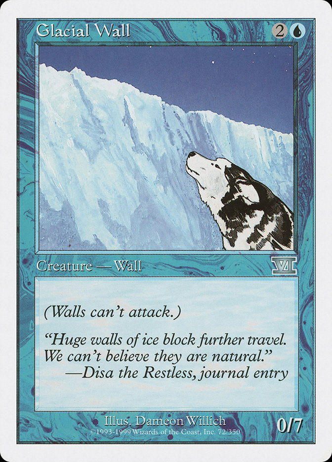 Glacial Wall [Classic Sixth Edition] | Game Master's Emporium (The New GME)