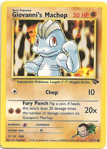 Giovanni's Machop (72/132) [Gym Challenge Unlimited] | Game Master's Emporium (The New GME)