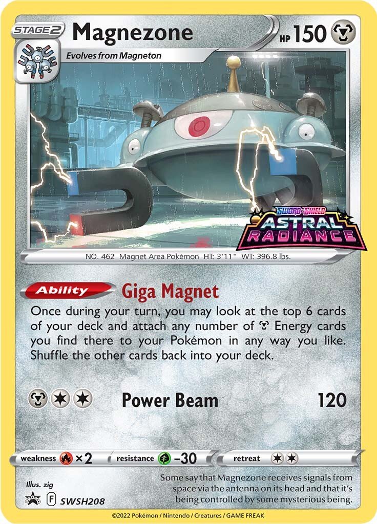 Magnezone (SWSH208) [Sword & Shield: Black Star Promos] | Game Master's Emporium (The New GME)