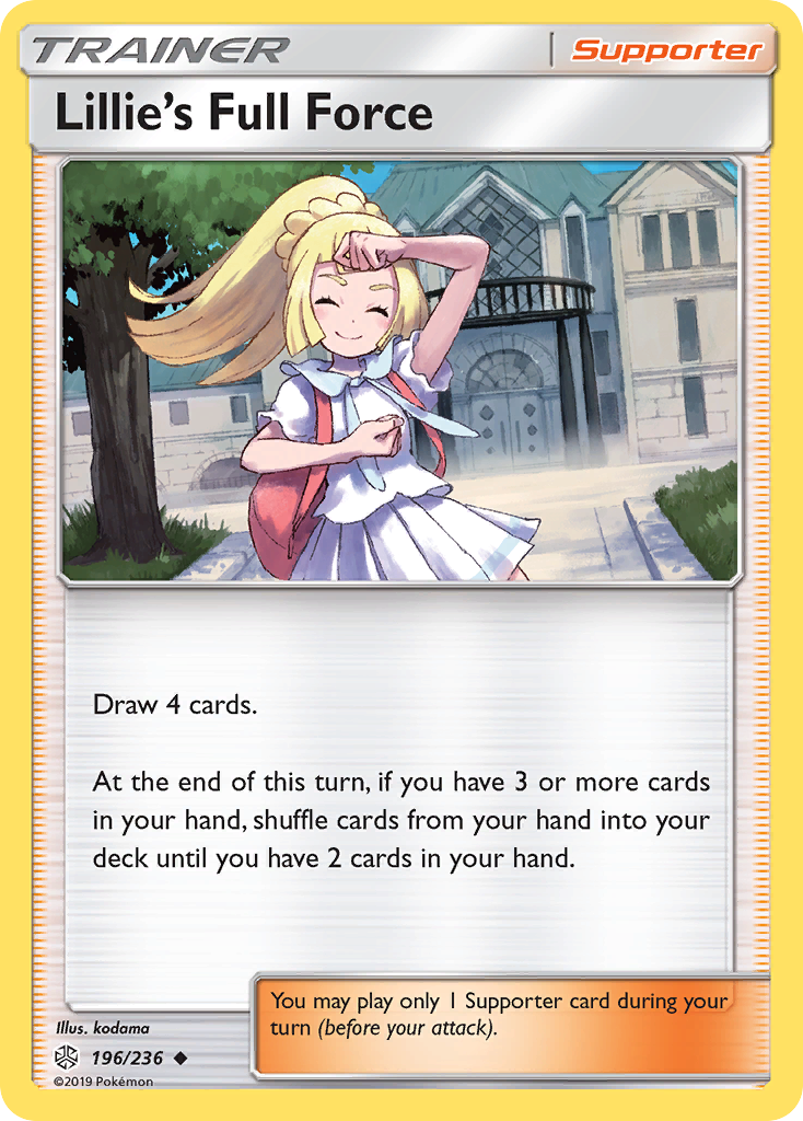 Lillie's Full Force (196/236) [Sun & Moon: Cosmic Eclipse] | Game Master's Emporium (The New GME)