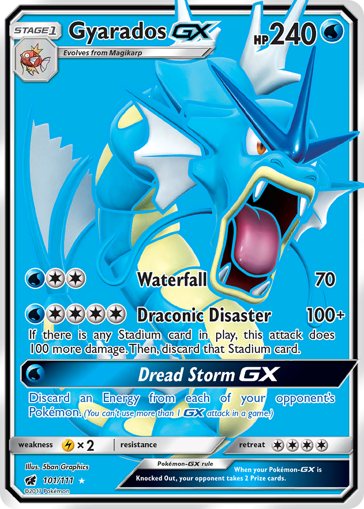 Gyarados GX (101/111) [Sun & Moon: Crimson Invasion] | Game Master's Emporium (The New GME)
