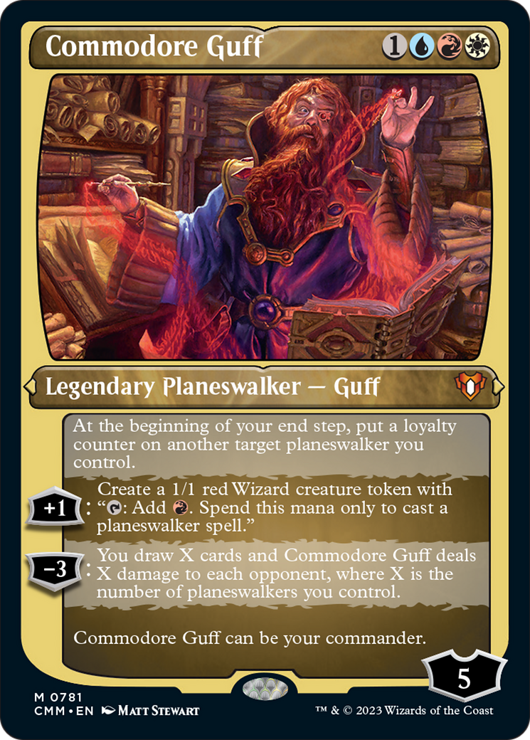 Commodore Guff (Display Commander) (Foil Etched) [Commander Masters] | Game Master's Emporium (The New GME)