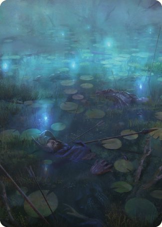 The Dead Marshes Art Card [The Lord of the Rings: Tales of Middle-earth Art Series] | Game Master's Emporium (The New GME)