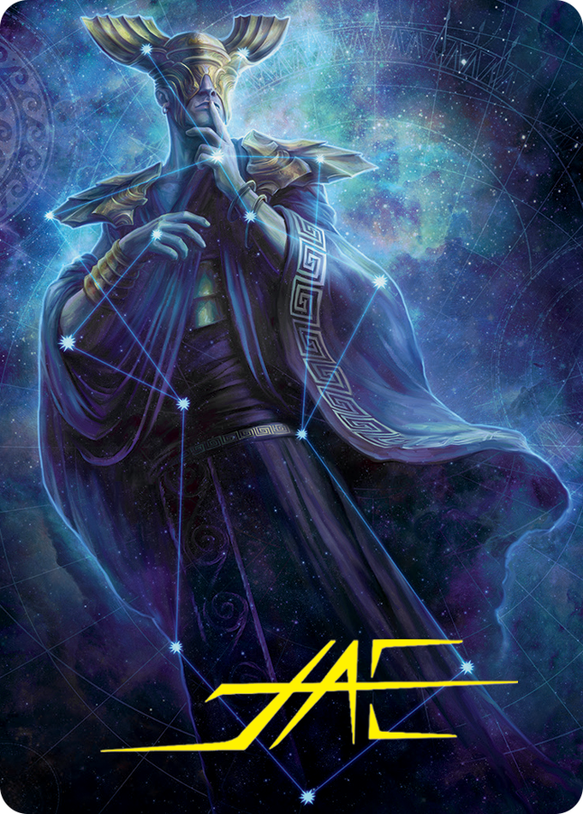 Atris, Oracle of Half-Truths Art Card (Gold-Stamped Signature) [March of the Machine Art Series] | Game Master's Emporium (The New GME)