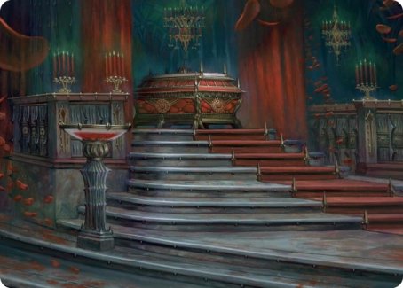 Edgar Markov's Coffin Art Card [Innistrad: Crimson Vow Art Series] | Game Master's Emporium (The New GME)