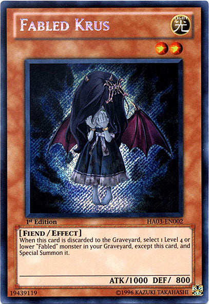 Fabled Krus [HA03-EN002] Secret Rare | Game Master's Emporium (The New GME)