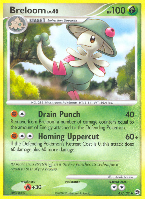 Breloom (45/132) [Diamond & Pearl: Secret Wonders] | Game Master's Emporium (The New GME)