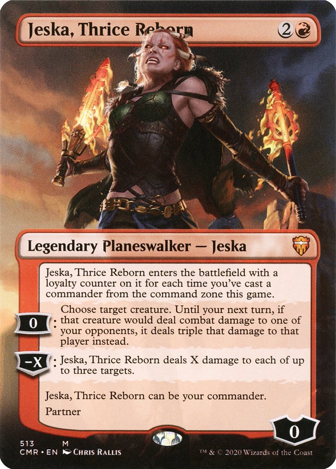 Jeska, Thrice Reborn (Borderless) [Commander Legends] | Game Master's Emporium (The New GME)