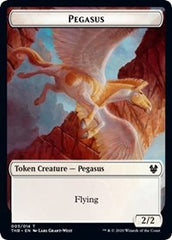 Pegasus // Satyr Double-Sided Token [Theros Beyond Death Tokens] | Game Master's Emporium (The New GME)