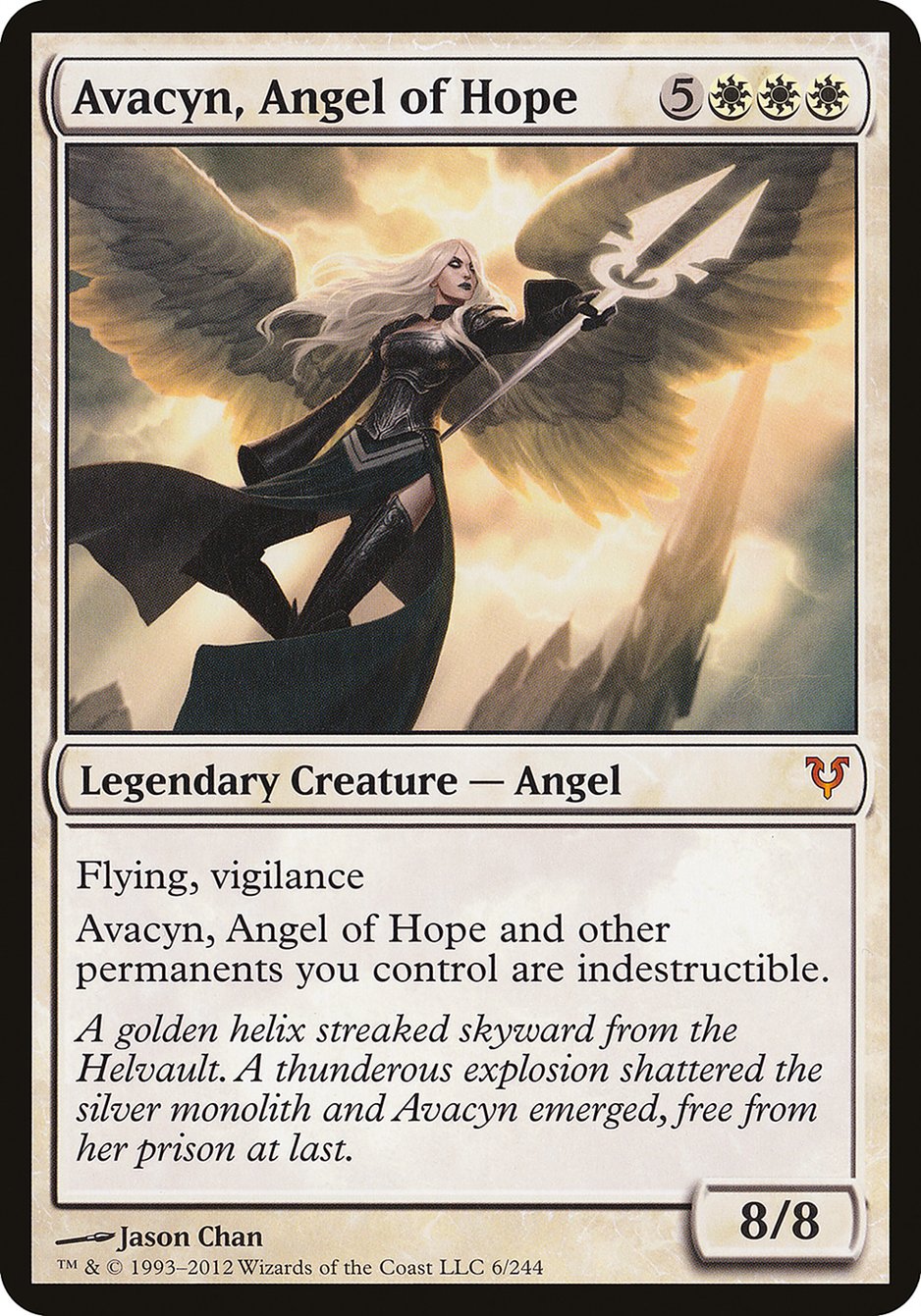 Avacyn, Angel of Hope (Oversized) [Open the Helvault] | Game Master's Emporium (The New GME)