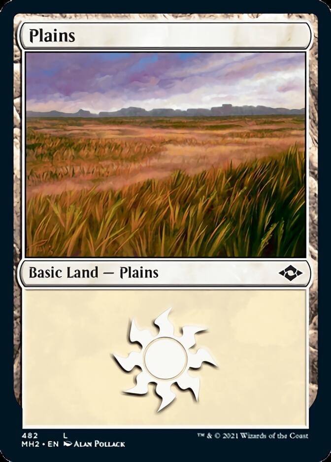 Plains (482) (Foil Etched) [Modern Horizons 2] | Game Master's Emporium (The New GME)