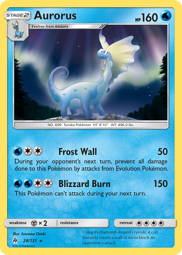 Aurorus (28/131) [Sun & Moon: Forbidden Light] | Game Master's Emporium (The New GME)