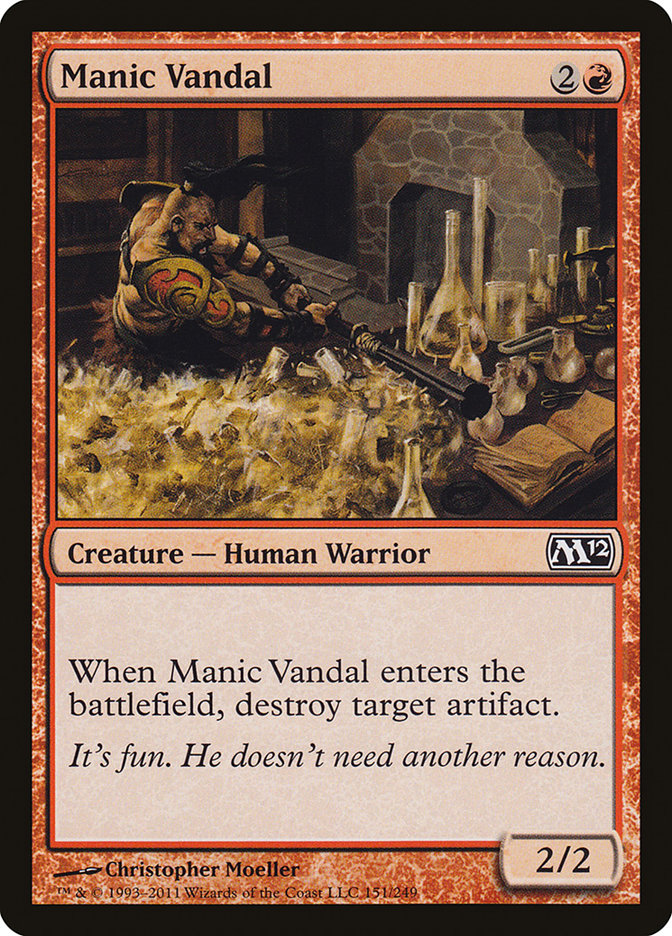 Manic Vandal [Magic 2012] | Game Master's Emporium (The New GME)