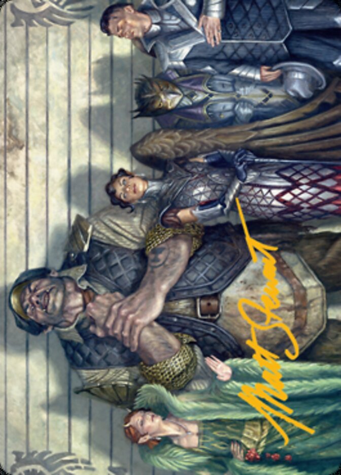 Rogues' Gallery Art Card (Gold-Stamped Signature) [Streets of New Capenna Art Series] | Game Master's Emporium (The New GME)