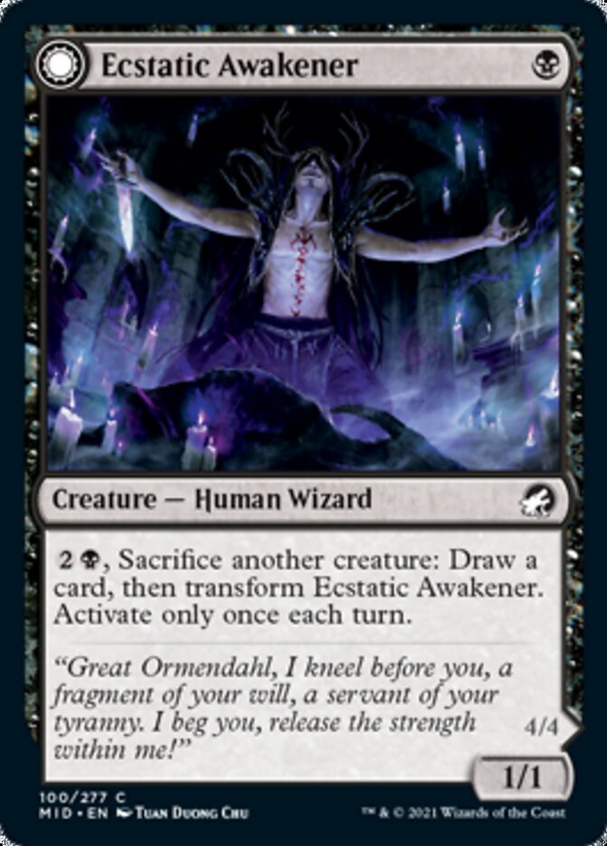 Ecstatic Awakener // Awoken Demon [Innistrad: Midnight Hunt] | Game Master's Emporium (The New GME)