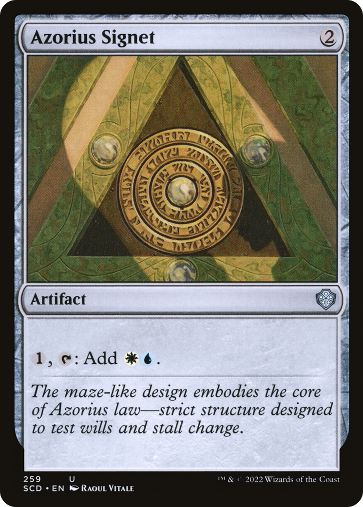 Azorius Signet [Starter Commander Decks] | Game Master's Emporium (The New GME)