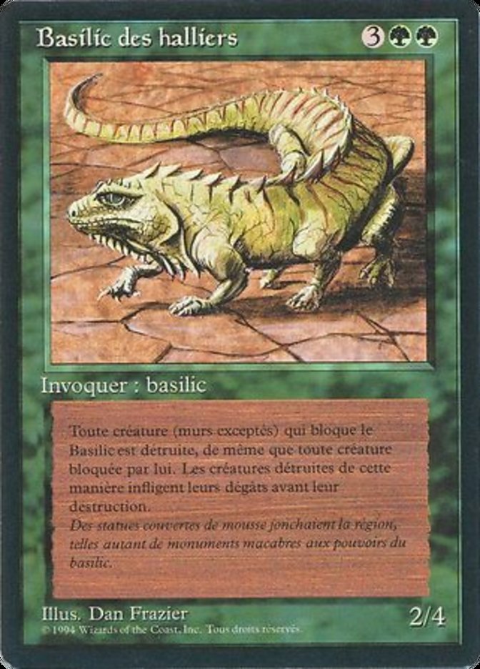 Thicket Basilisk [Foreign Black Border] | Game Master's Emporium (The New GME)