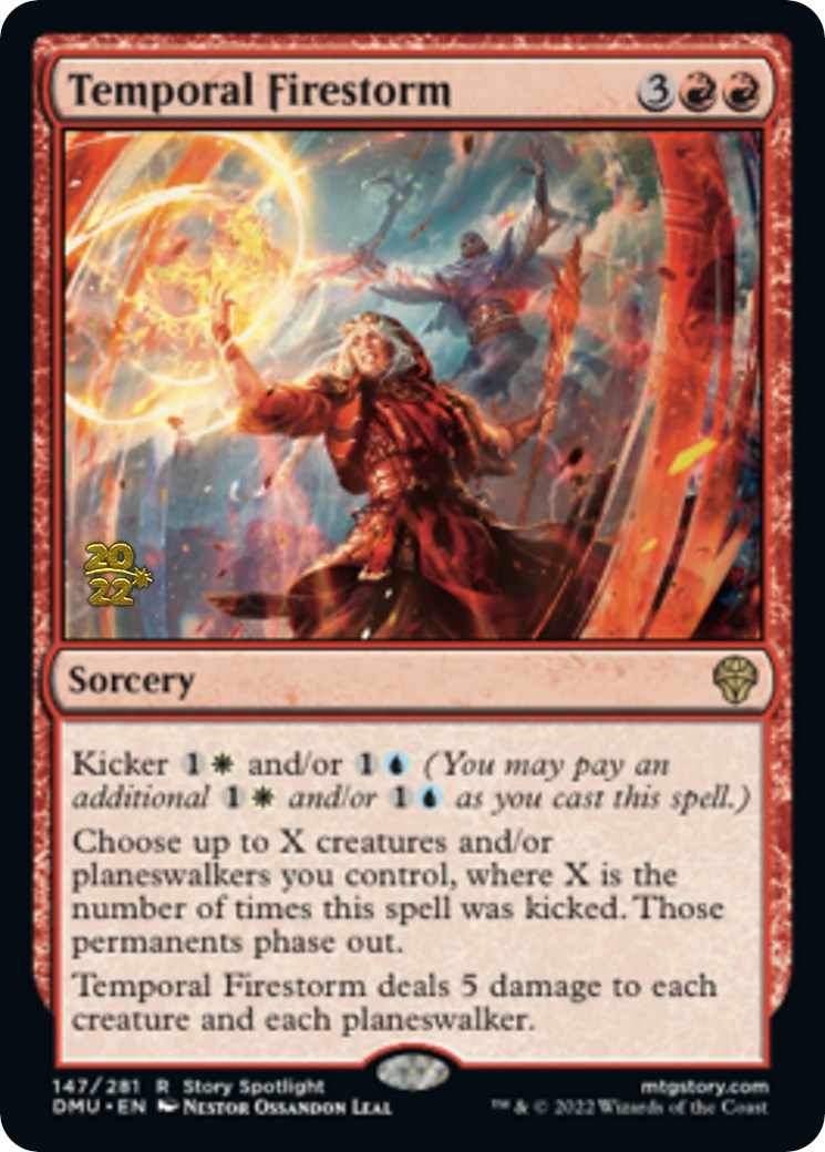 Temporal Firestorm [Dominaria United Prerelease Promos] | Game Master's Emporium (The New GME)