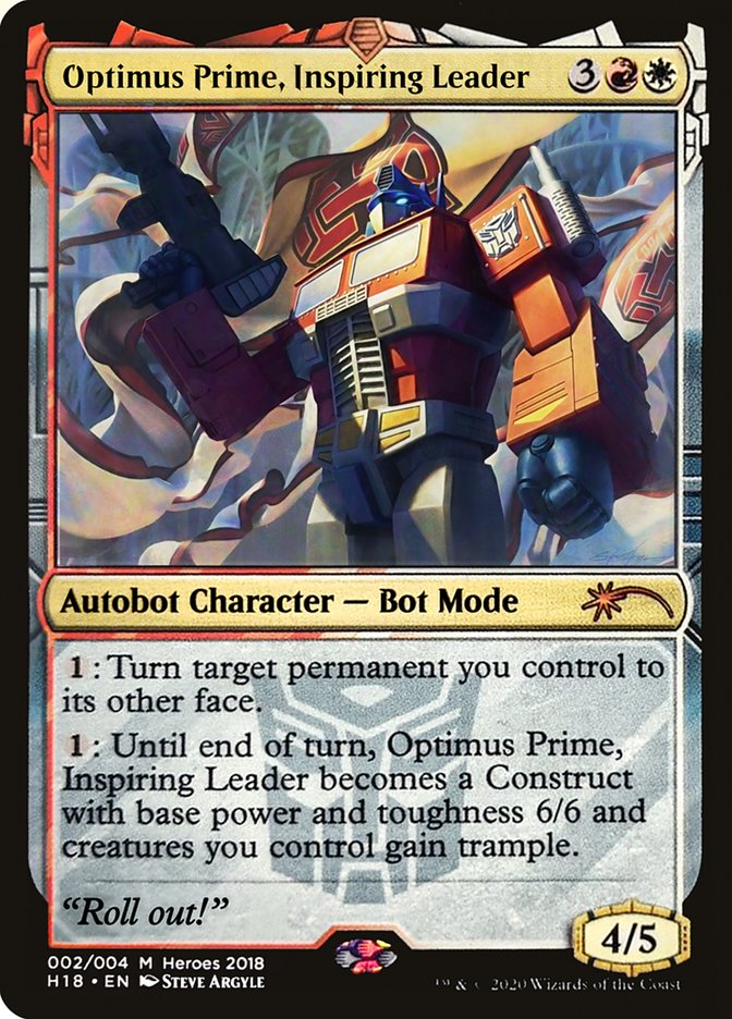 Optimus Prime, Inspiring Leader [Heroes of the Realm 2018] | Game Master's Emporium (The New GME)