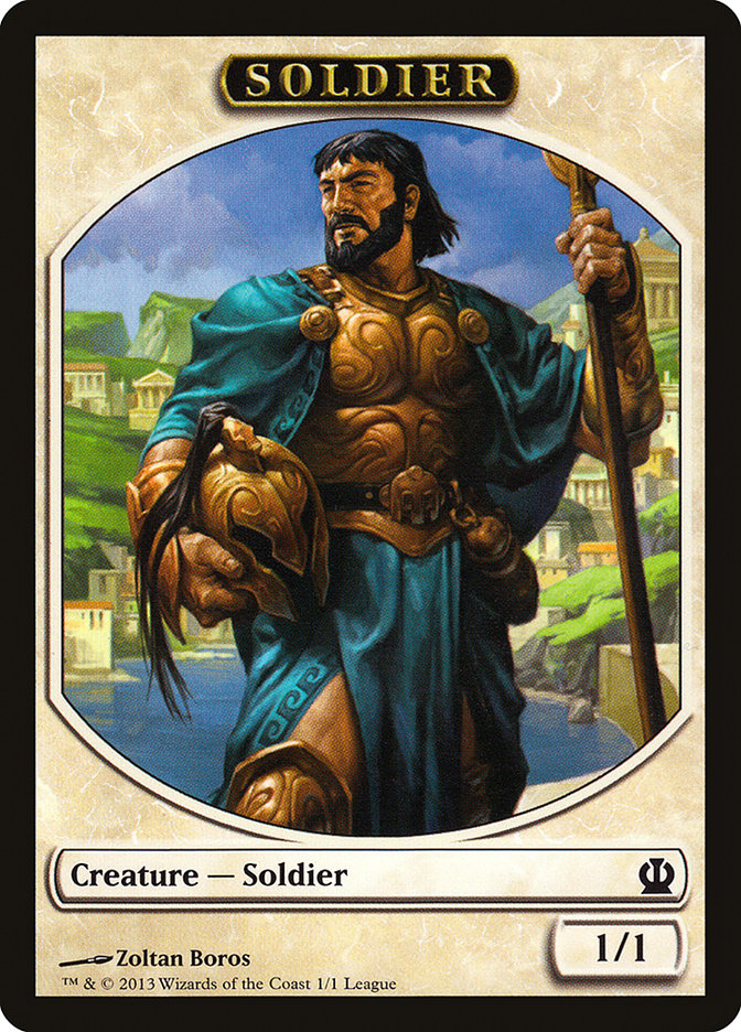 Soldier Token (Zoltan Boros) [League Tokens 2013] | Game Master's Emporium (The New GME)