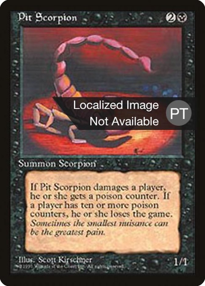 Pit Scorpion [Fourth Edition (Foreign Black Border)] | Game Master's Emporium (The New GME)