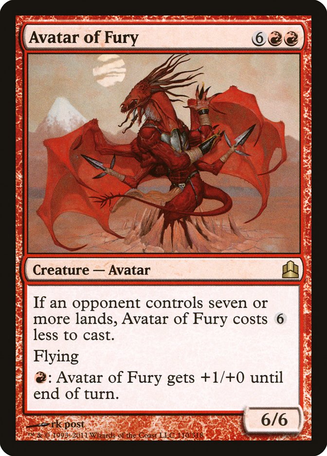 Avatar of Fury [Commander 2011] | Game Master's Emporium (The New GME)