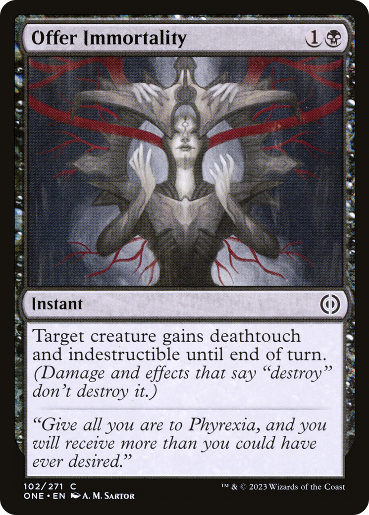 Offer Immortality [Phyrexia: All Will Be One] | Game Master's Emporium (The New GME)