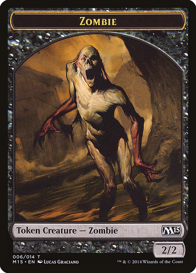 Zombie Token [Magic 2015 Tokens] | Game Master's Emporium (The New GME)