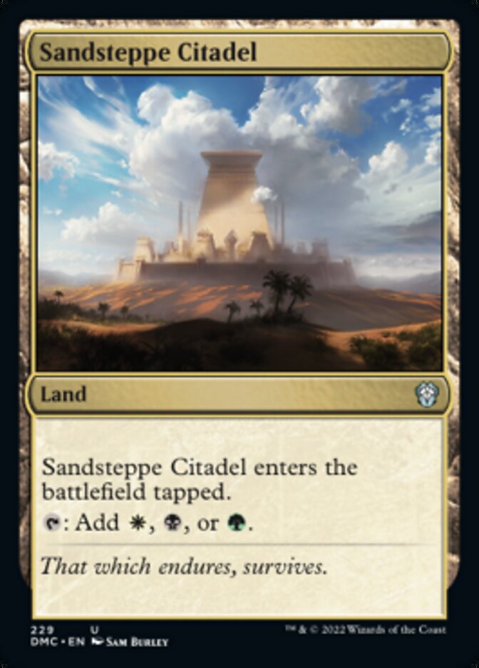 Sandsteppe Citadel [Dominaria United Commander] | Game Master's Emporium (The New GME)