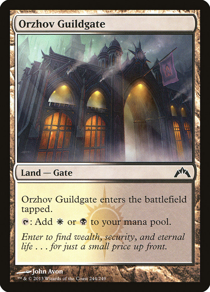 Orzhov Guildgate [Gatecrash] | Game Master's Emporium (The New GME)