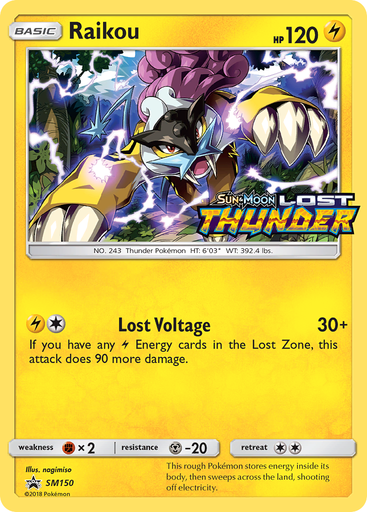 Raikou (SM150) [Sun & Moon: Black Star Promos] | Game Master's Emporium (The New GME)