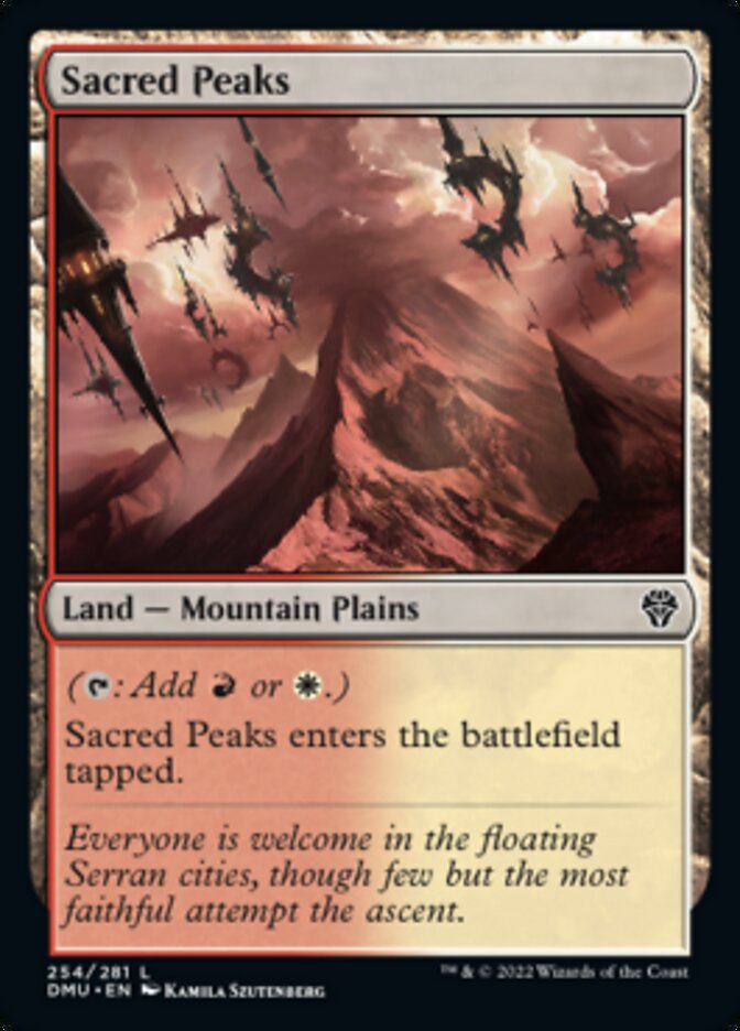 Sacred Peaks [Dominaria United] | Game Master's Emporium (The New GME)