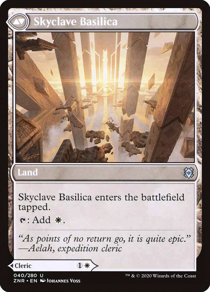 Skyclave Cleric // Skyclave Basilica [Zendikar Rising] | Game Master's Emporium (The New GME)