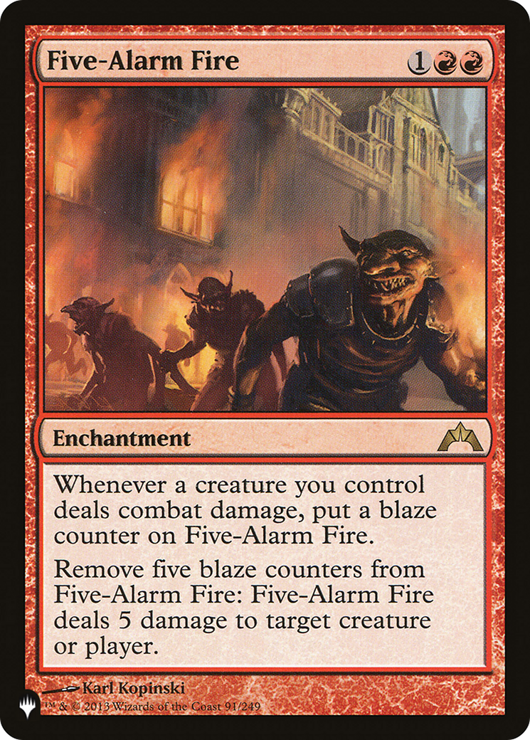 Five-Alarm Fire [The List] | Game Master's Emporium (The New GME)