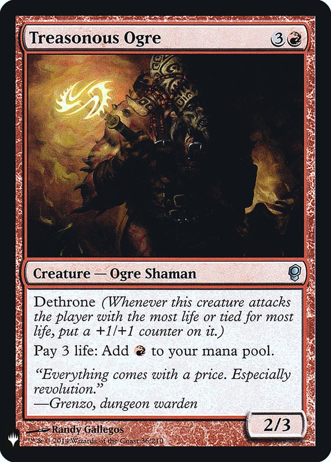 Treasonous Ogre [Mystery Booster] | Game Master's Emporium (The New GME)