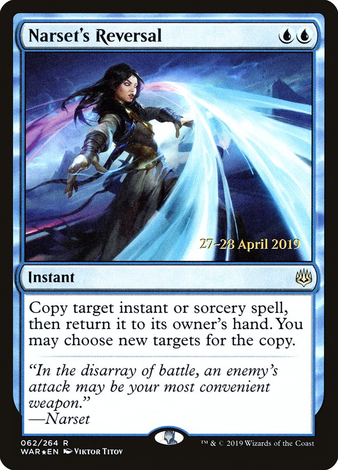 Narset's Reversal [War of the Spark Prerelease Promos] | Game Master's Emporium (The New GME)