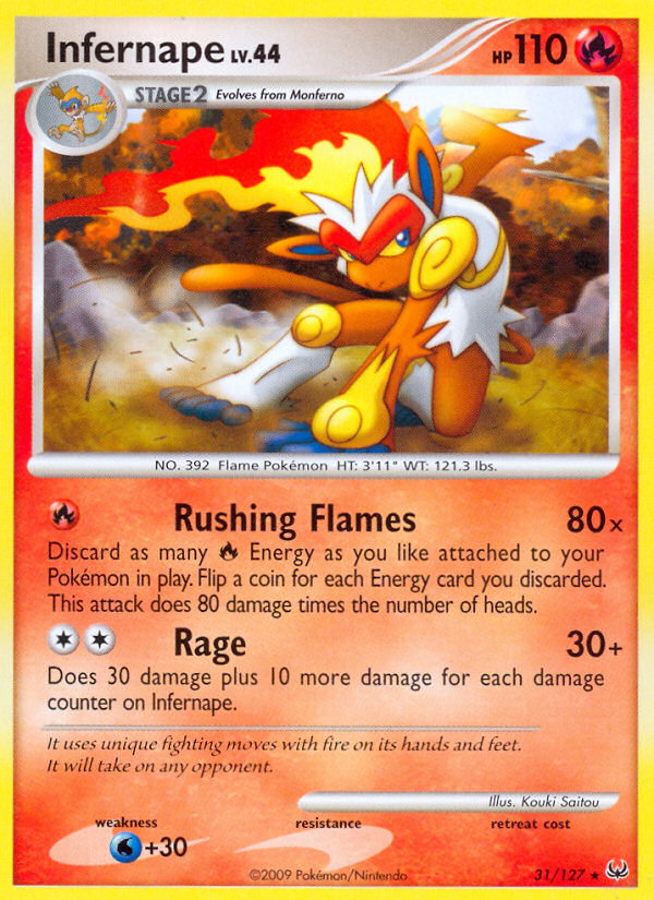 Infernape (31/127) [Platinum: Base Set] | Game Master's Emporium (The New GME)