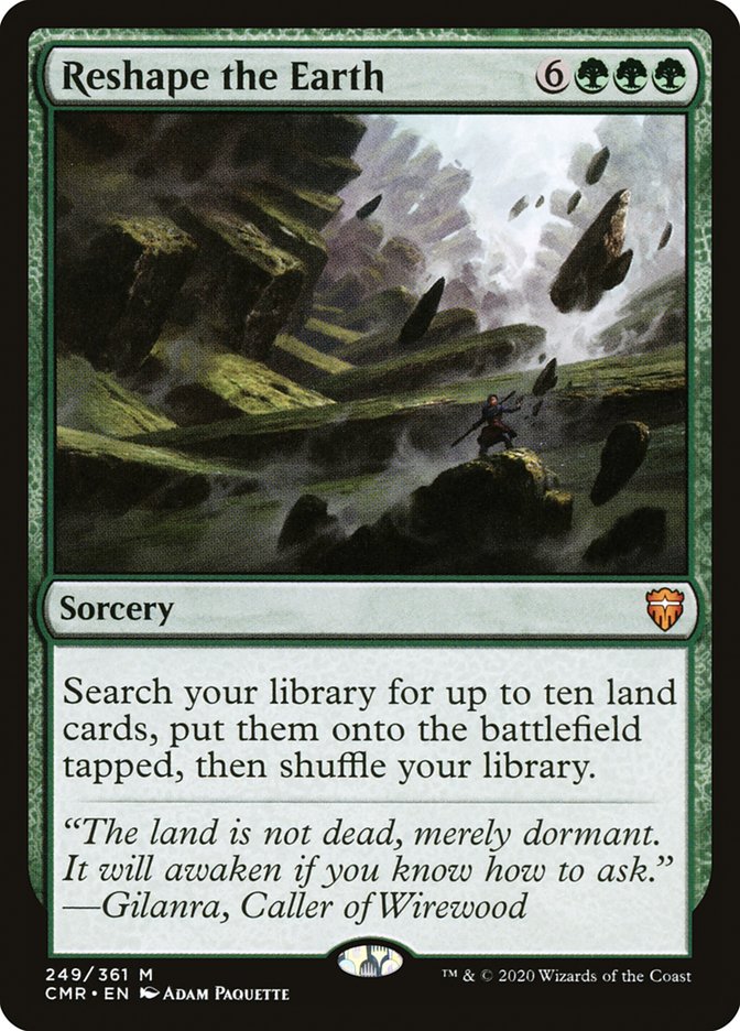 Reshape the Earth [Commander Legends] | Game Master's Emporium (The New GME)