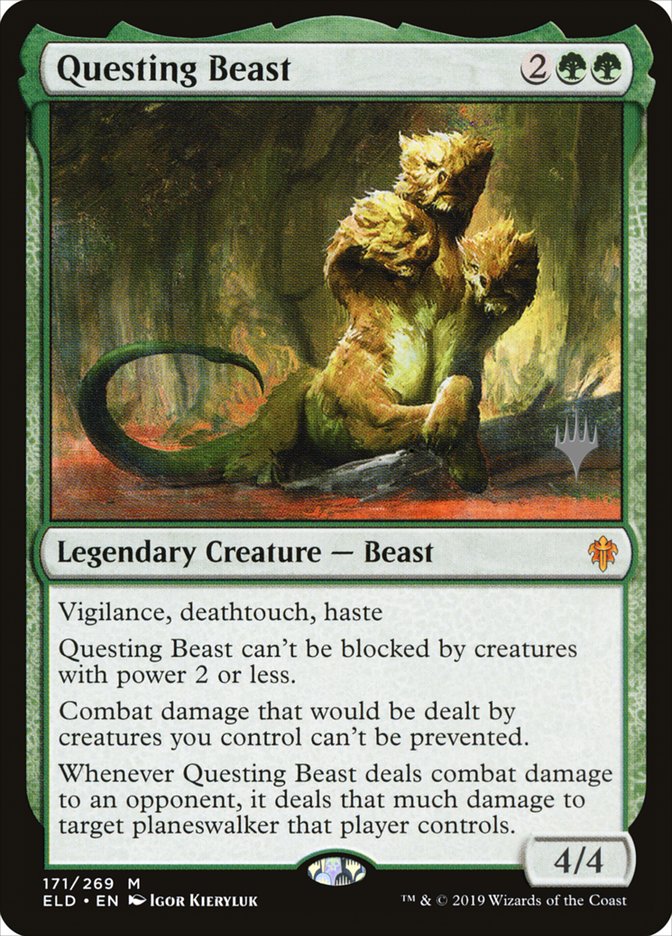 Questing Beast (Promo Pack) [Throne of Eldraine Promos] | Game Master's Emporium (The New GME)