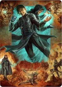 Jace, Mirror Mage 2 Art Card [Zendikar Rising Art Series] | Game Master's Emporium (The New GME)