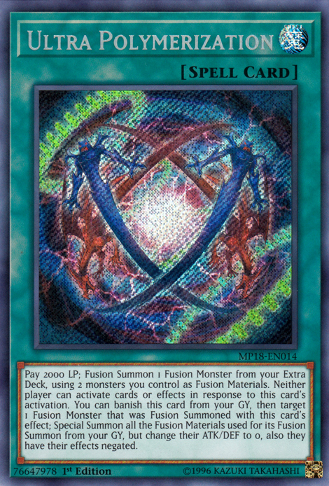 Ultra Polymerization [MP18-EN014] Secret Rare | Game Master's Emporium (The New GME)