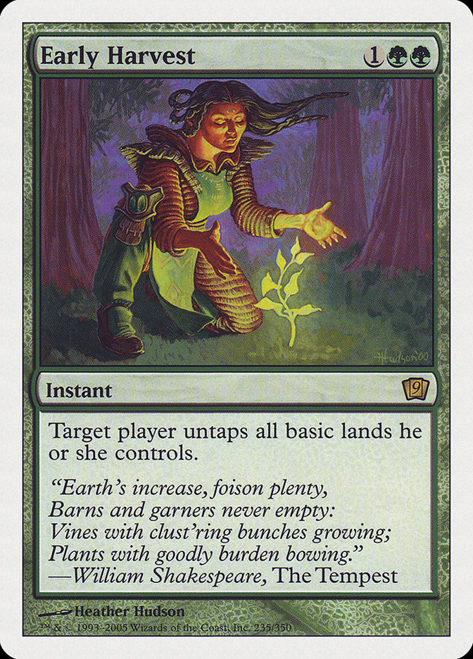 Early Harvest [Ninth Edition] | Game Master's Emporium (The New GME)