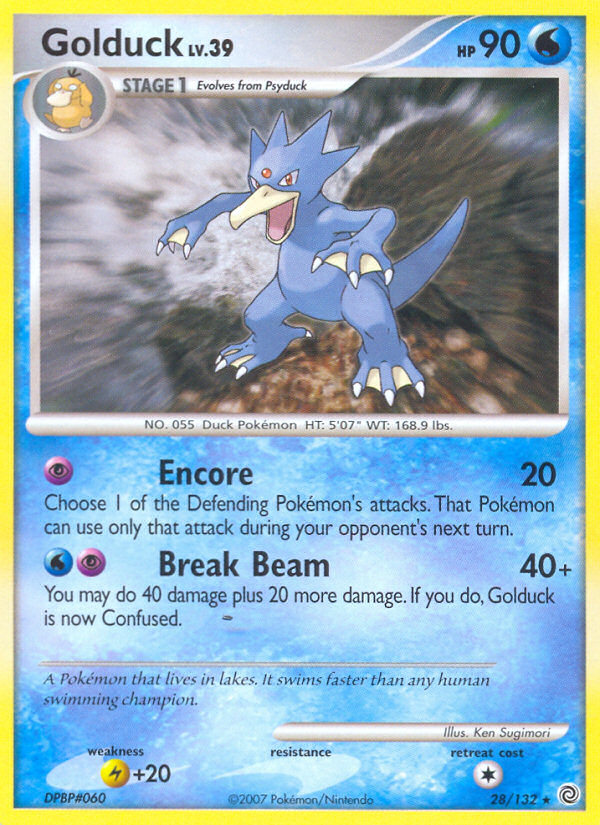 Golduck (28/132) [Diamond & Pearl: Secret Wonders] | Game Master's Emporium (The New GME)