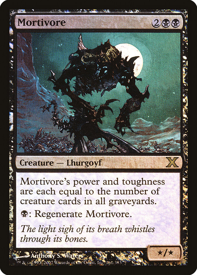 Mortivore (Premium Foil) [Tenth Edition] | Game Master's Emporium (The New GME)