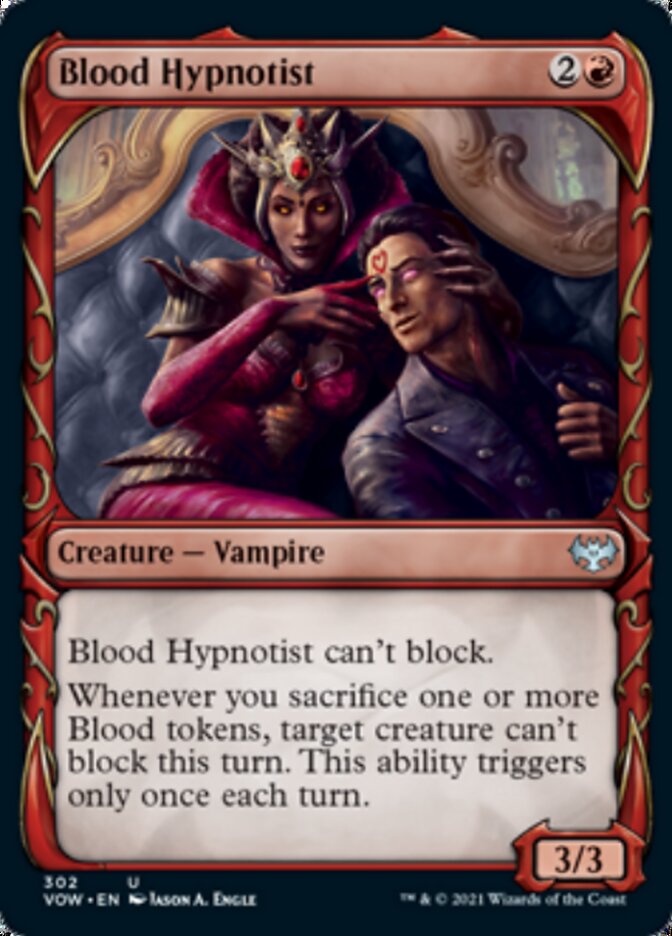 Blood Hypnotist (Showcase Fang Frame) [Innistrad: Crimson Vow] | Game Master's Emporium (The New GME)