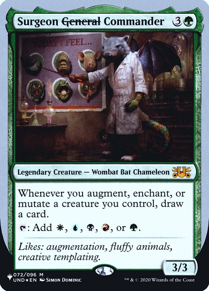 Surgeon General Commander (Unfinity Foil Edition) [The List] | Game Master's Emporium (The New GME)